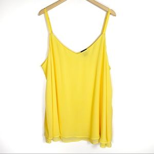 Torrid Layered Yellow Tank Top